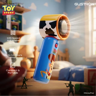 [ลิขสิทธิ์แท้] Gustron x Woody Super Power Handheld Fan พัดลมพกพา มีหน้าจอ LED แรงลม 100 ระดับ ใช้งานสูงสุด 15ชม.