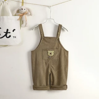 BEAR BABY ชุดเอี๊ยมเด็ก สุดน่ารัก เหมาะสำหรับเด็กผู้หญิงและเด็กผู้ชาย ไม่อึดอัด พร้อมส่ง ไซส์73-100