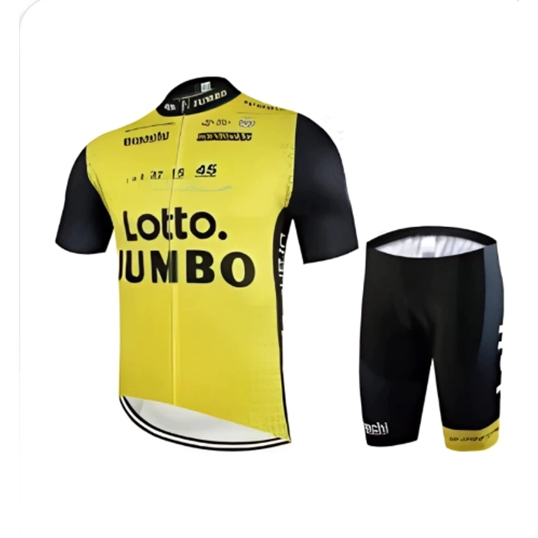 ชุดปั่นจักรยาน Lotto  Yellow  Lotto-01