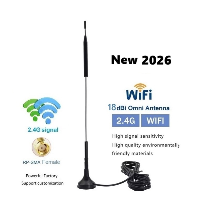 เสาอากาศ Wifi Antenna 18dBi Omni 2.4GHz Signal Booster