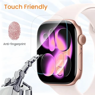 Hoerrye 3PCS ป้องกันหน้าaจอ ฟิล์ม for Apple Watch Ultra S11/10 46มม. 42มม. HD Hydrogel กันรอย อ่อนนุ่ม ไม่มีฟองอากาศ