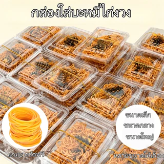 วัสดุพลาสติก PET เกรดอาหาร ไม่เป็นไอน้ำ 100 ใบ/แพ็ค มีหลายขนาดให้เลือก แถมยางรัดฟรี สำหรับอาหารและเบเกอรี่