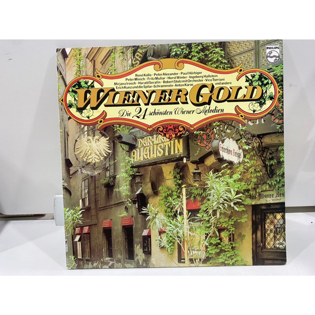 2 LPVinyl Records แผ่นเสียงไวนิล  Wiener Gold - Die 24 schönsten Wiener Melodien Philips. (J24A74)