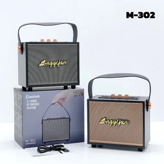 ลำโพงบลูทูธไร้สาย M-302 เสียงทรงพลัง 10 วัตต์ พกพาสะดวก แบตเตอรี่ในตัว Bluetooth speaker