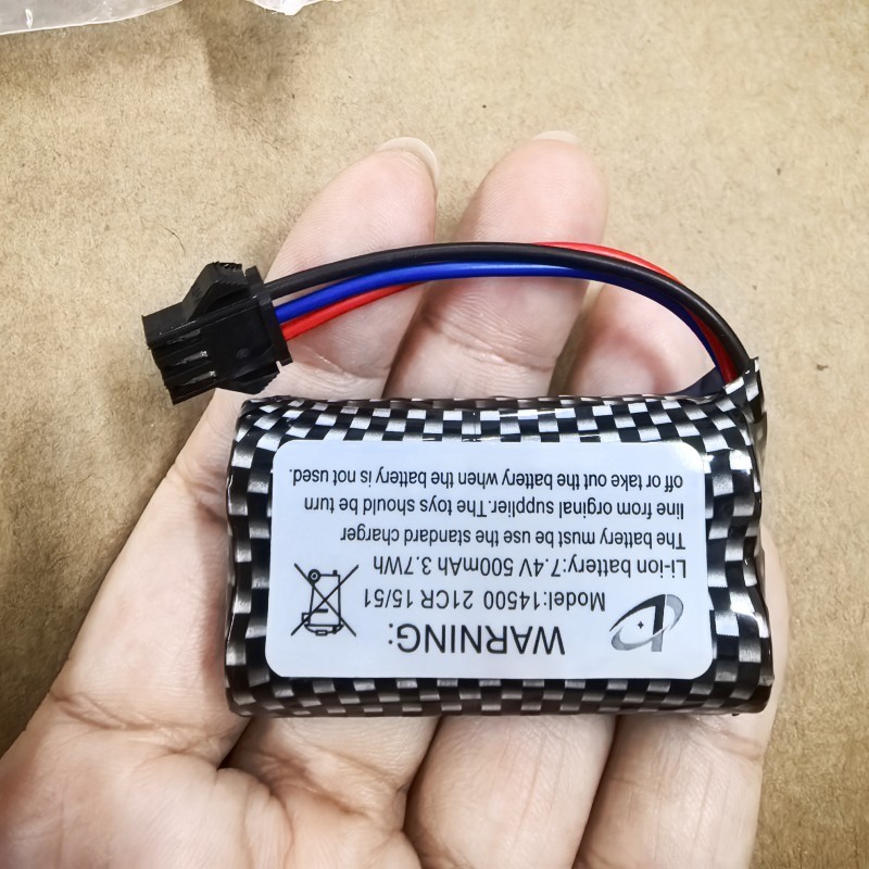 【ORIGINAL】JJRC C8815 RC Car Battery 14500 lipo 7.4v 500mAh