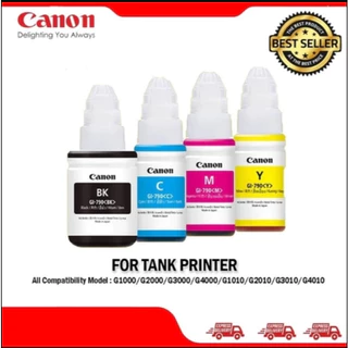 หมึก canon g2010 แท้💯%ต้นฉบับภาษาญี่ปุ่น GI-790 / G1000 / G2000 / G3000 / G1010 / G2010 / G3010（สามารถออกใบเสร็จได้）