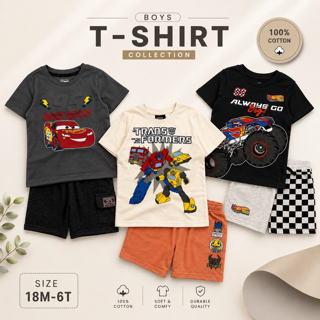 ชุดเด็กเซ็ต 2 ชิ้น(เสื้อ+กางเกง)12m-7T