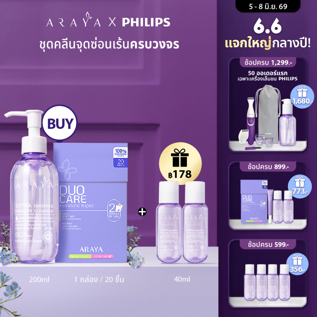 (C2W1) FIRST CARE SET คลีนเซอร์ทำความอาดพร้อมฟื้นบำรุง 200ml + ทิชชูเปียก 2สูตรใน 1 กล่อง