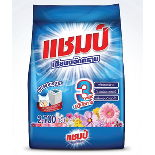 ผงซักฟอกแชมป์ สีชมพู ขนาด 2700 กรัม