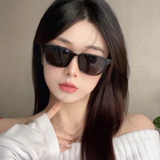 COD🌼แว่นตากันแดดกรอบเหลี่ยมขนาดเล็กสไตล์เกาหลีแฟชั่นป้องกันรังสียูวีแว่นตาผู้ชายและผู้หญิง-Ranliyy