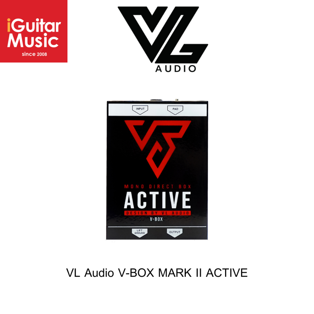 (ส่งด่วน) VL AUDIO ไดเร็กบ็อกซ์ V-BOX Mono Active MKII ป้องกันไฟย้อน เครื่องดนตรี Stereo/Mono OP-AMP