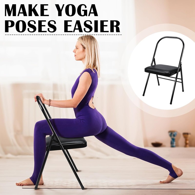 Pilates chair อุปกรณ์ฝึกโยคะ สำหรับออกกำลังกายในบ้าน พับเก็บได้