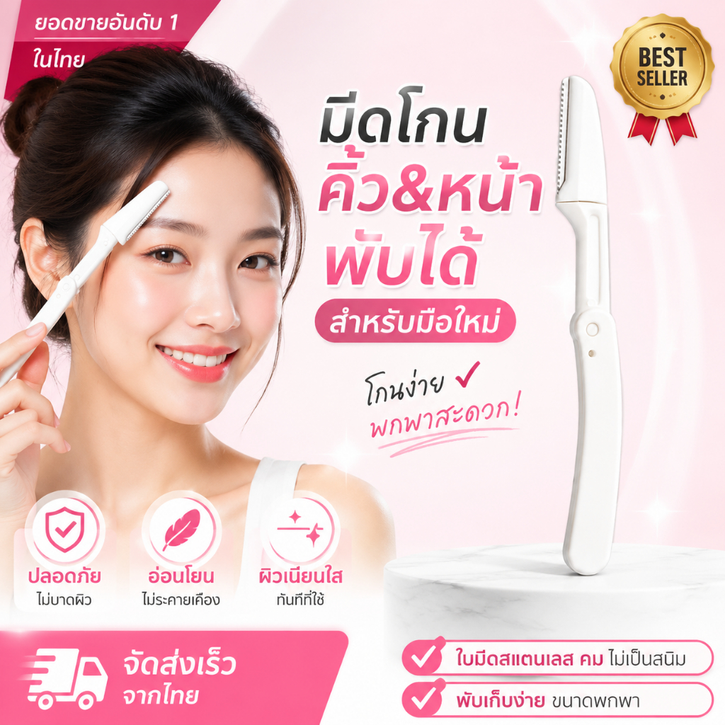 ที่กันขนคิ้วไฟฟ้า, ที่กันขนคิ้วอัตโนมัติ, ปากกาโกนขนคิ้ว, ที่โกนหนวดคิ้วแบบชาร์จไฟได้ มีดโกนคิ้ว มีดโกนคิ้วไฟฟ้า