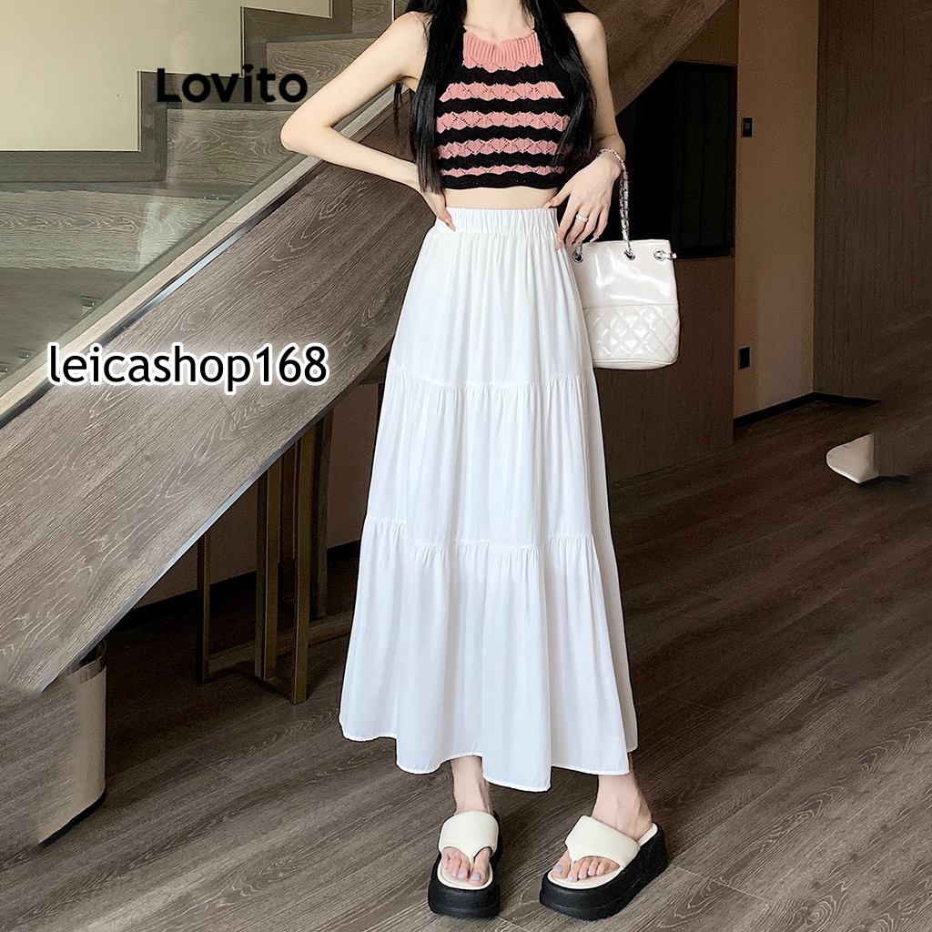 สินค้าพร้อมส่ง กระโปรงยาวผ้าไหมอิตาลีมีซับในเอวยางยืด A4356