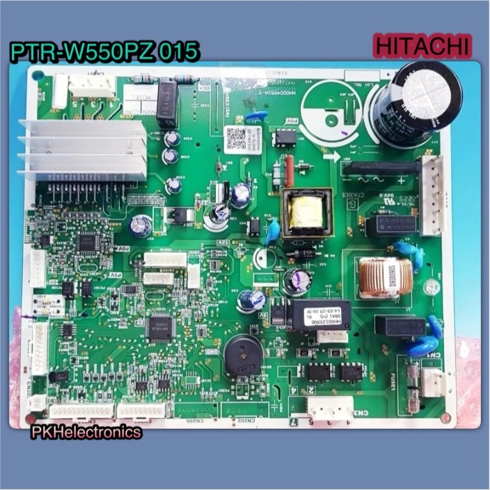 แผงควบคุม PCB-MAIN ตู้เย็น 2 ประตู HITACHI-PTR-W550PZ 015 ใช้ได้กับรุ่น R-W550PZ