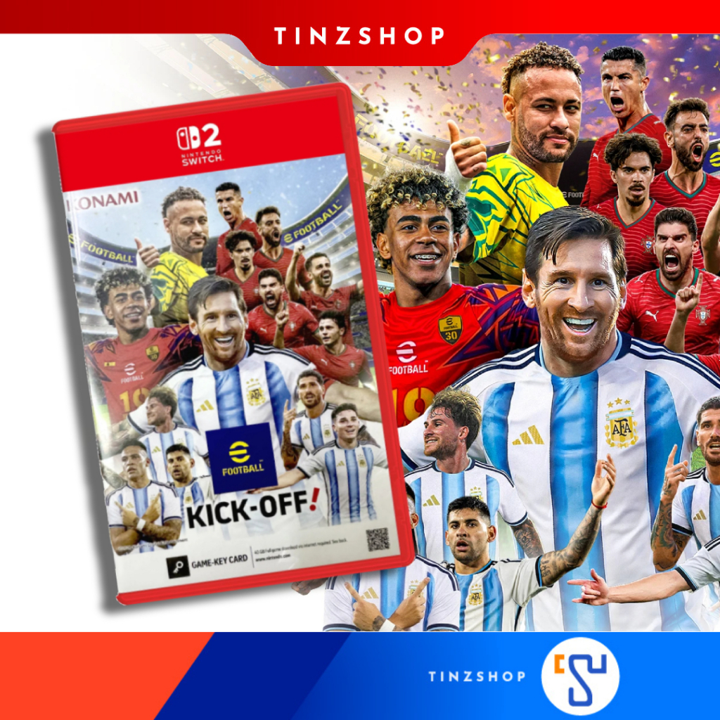 [Switch2] Nintendo Switch 2 Game eFootball Kick-Off Zone Asia /  (Game Key Card) เกมฟุตบอล