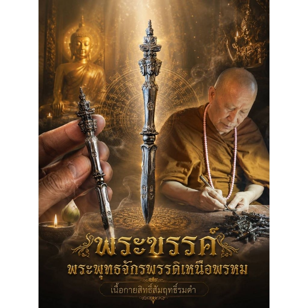 พระขรรค์​พระพุทธ​จักรพรรดิ​เหนือ​พรหม​ หลวงตา​ม้า​ ถ้ำเมืองนะ