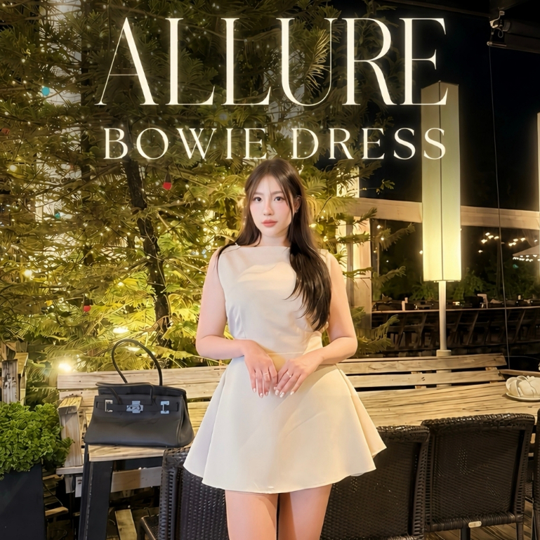 D58 - ALLURE BOWIE DRESS Muenfun