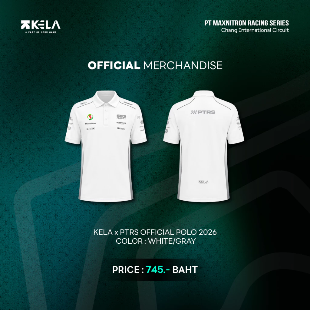 KELAxPTRS OFFICIAL POLO 2026 WHITE/GRAY