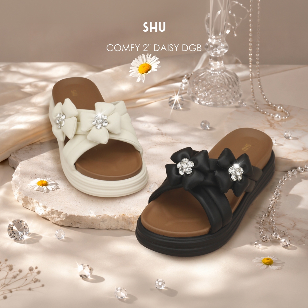 SHU COMFY 2" DAISY DGB รองเท้าแตะ