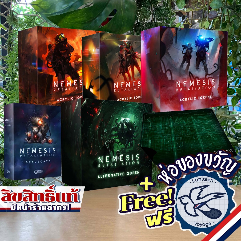 Nemesis Retaliation Add-Ons: Acrylic Pack / Support Squad / Classic Crew / Cats / Playmat [Boardgame
