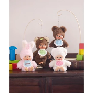 Monchhichi Lovely Friend Keychain 💕 พวงกุญแจ เพื่อนตัวน้อยสุดคิ้วท์ ลิขสิทธิ์แท้ 100%