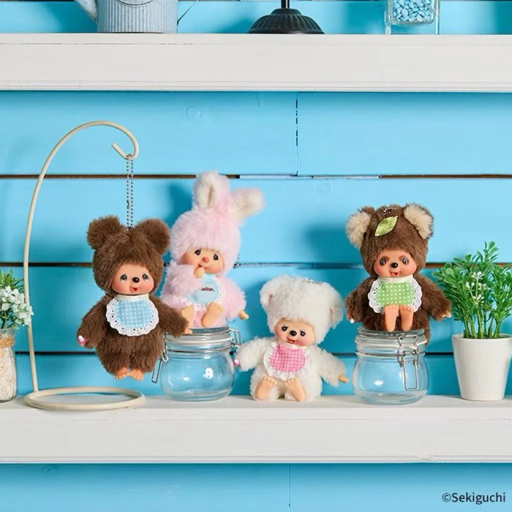 Monchhichi Lovely Friend Keychain 💕 พวงกุญแจ เพื่อนตัวน้อยสุดคิ้วท์ ลิขสิทธิ์แท้ 100%