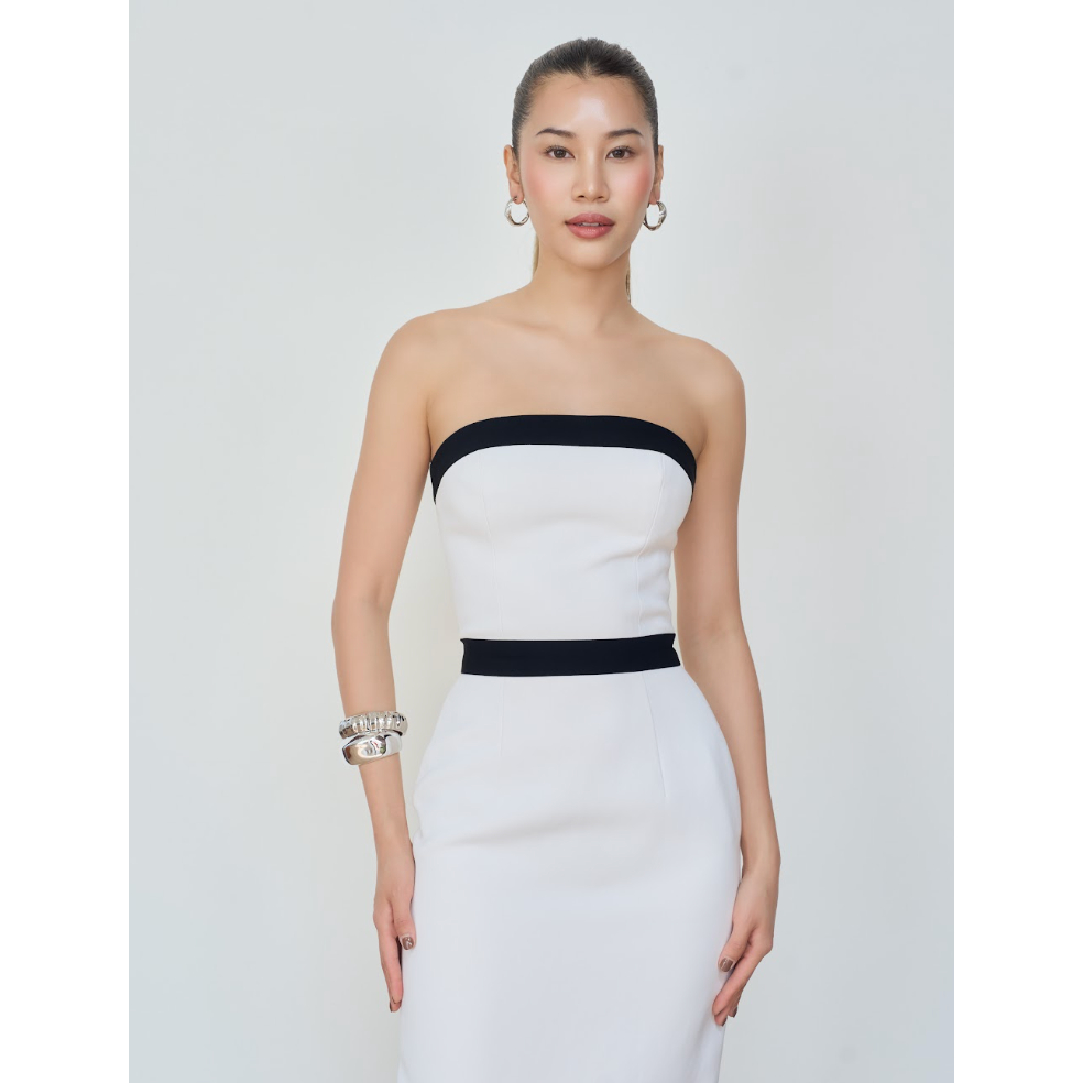 ORCHIDA - Two-Tone Tube Dress (จัดส่งภายใน 2–3 วัน)