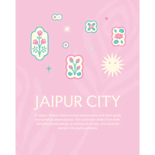 (พร้อมส่งบางลายค่ะ) Jaipur City Collection Pro Mat | เสื่อโยคะ เสื่อออกกำลังกาย