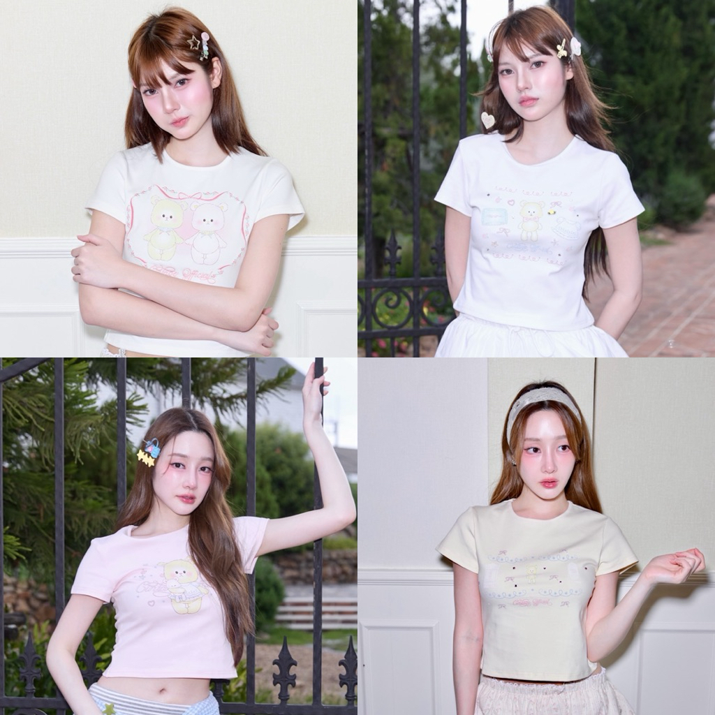 Cintage♡ CT2203 Teddy babytee collection3280 🧸