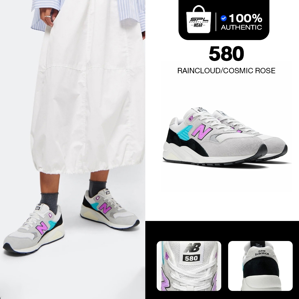 New Balance นิวบาลานซ์ รองท้าผ้าใบ รองเท้าลำลอง NB UX 580 Raincloud Cosmic MT580GR2 (5800)