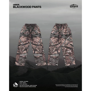 LOOKER® — BLACKWOOD PANTS กางเกงลาย camouflage (CAMPING)