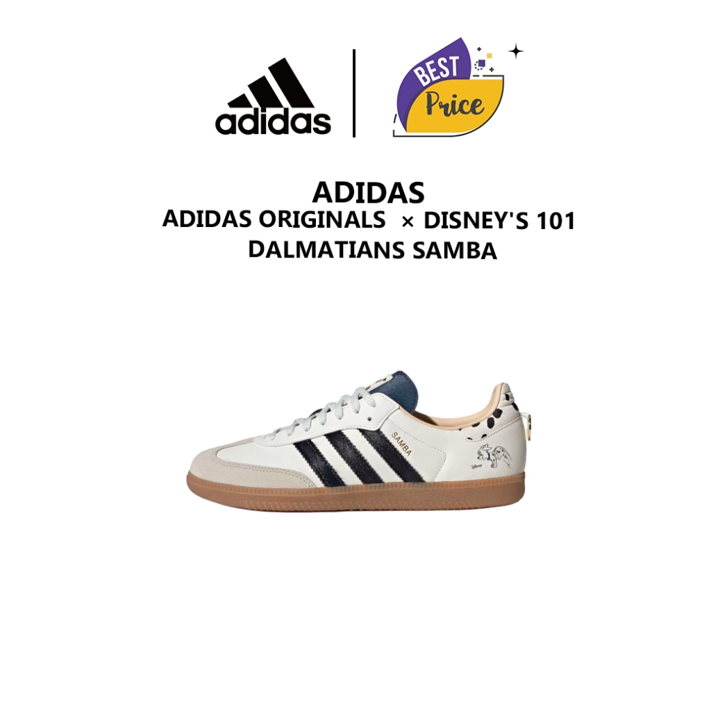ของแท้ 100% adidas originals  × Disney's 101 Dalmatians Samba รองเท้าลำลองหุ้มข้อต่ำ ใส่สบาย เนี้ยวทุกชุด (Unisex)
