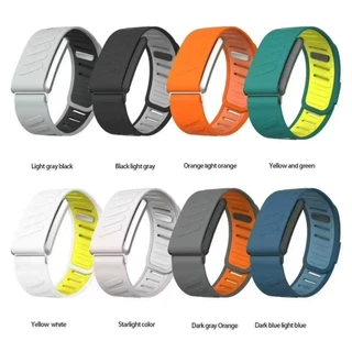 ZMZ สายนาฬิกา ระบายอากาศปรับได้ Whoop 5.0 สายซิลิโคนทูโทน หมุดล็อค สายรัดเฉพาะรุ่น