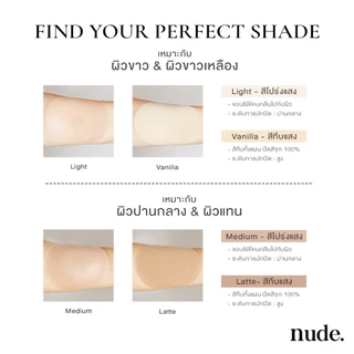 nude. - ที่ปิดหัวนม Nipple Covers แบบมีกาว ซิลิโคนแปะหน้าอก กันนํ้ากันเหงื่อ ใช้ได้ถึง 30 ครั้ง