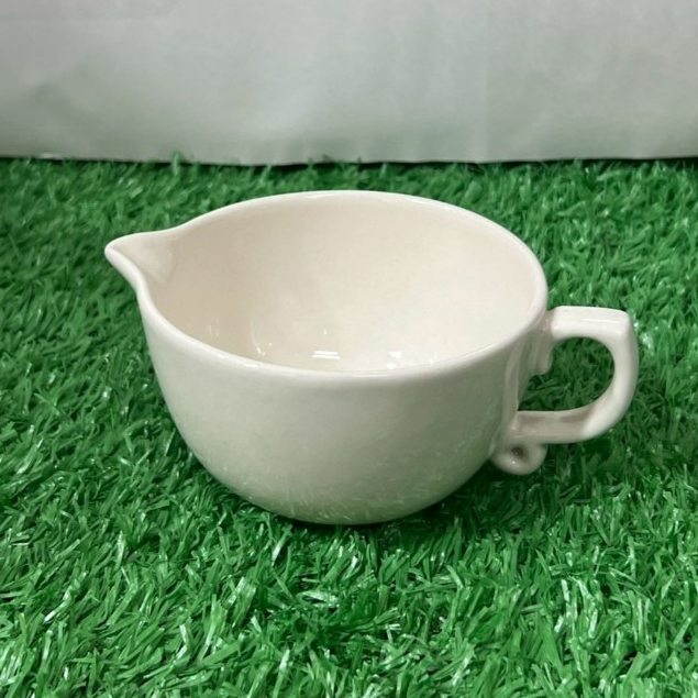 แก้วกาแฟ มีหูจับ แก้วปากเหยือก แก้วเทนม แก้วน้ำเชื่อม ทำจากเซรามิกเนื้อดี เข้าไมโครเวฟได้