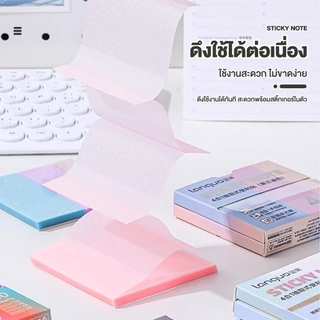 กระดาษโน๊ตกระดาษโพสอิท 4 in 1 วัสดุโปร่งแสงด้าน 240 แผ่น มีกาวในตัว โพสอิทหลากสี พร้อมส่ง
