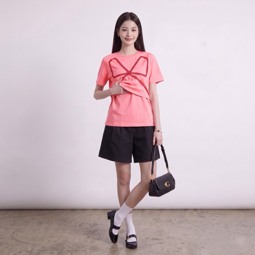 Nitan (นิทาน) เสื้อให้นมบุตร รุ่น Lupin Maternity and Nursing Top (จัดส่งฟรีเมื่อซื้อครบ 1,000 บาท)