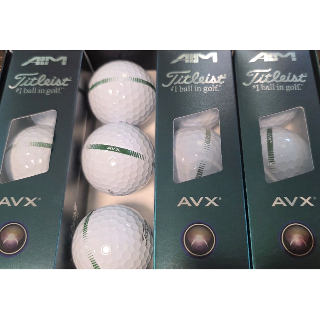 2025 titleist AVX AIM 360 Alignment เส้นเล็งรอบลูก