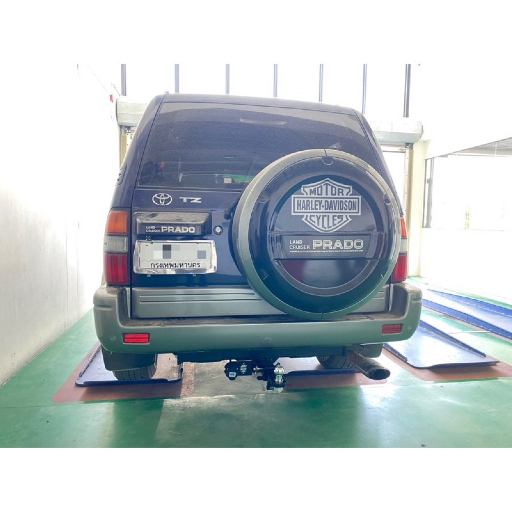 Towbar ชุดลากเรือ ตรงรุ่น Toyota prado 95 งานแท้Masterhook พร้อมระบบไฟกันน้ำ 7พิน