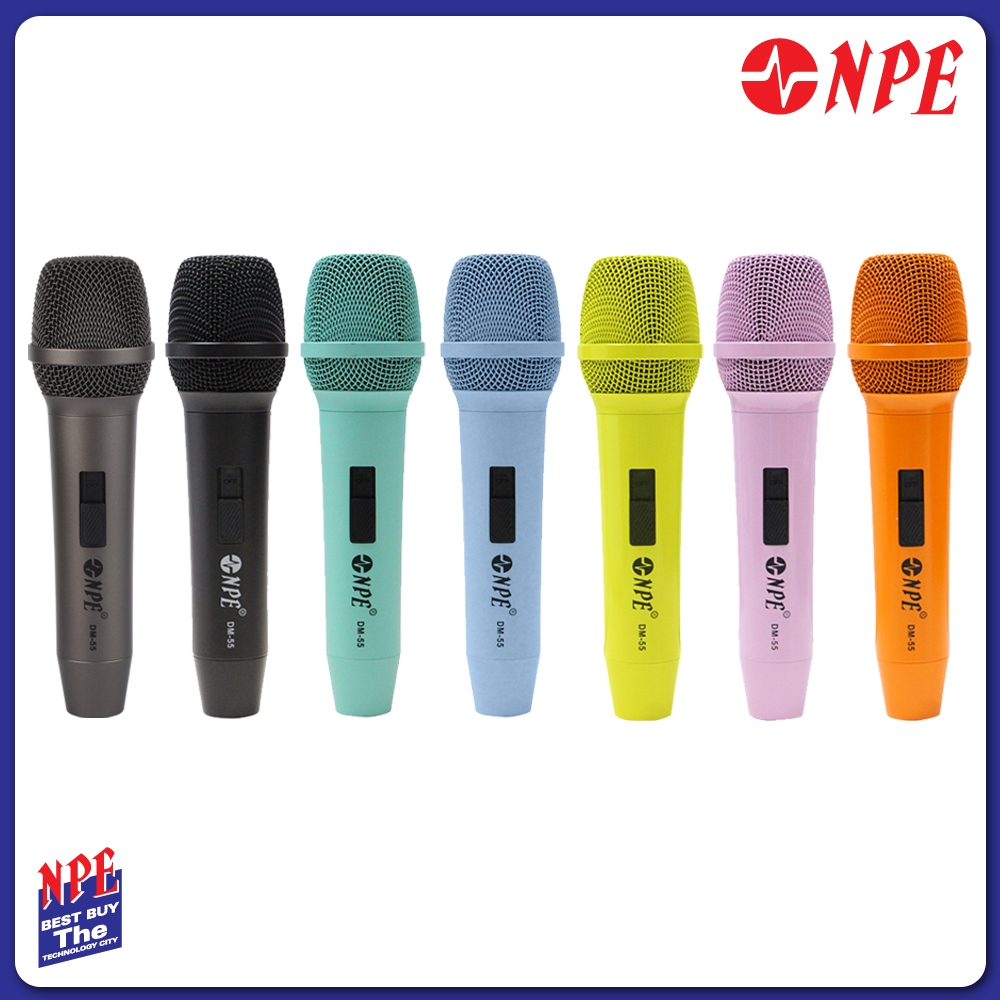 NPE Dynamic Microphone ไมโครโฟนพร้อมสาย DM-55