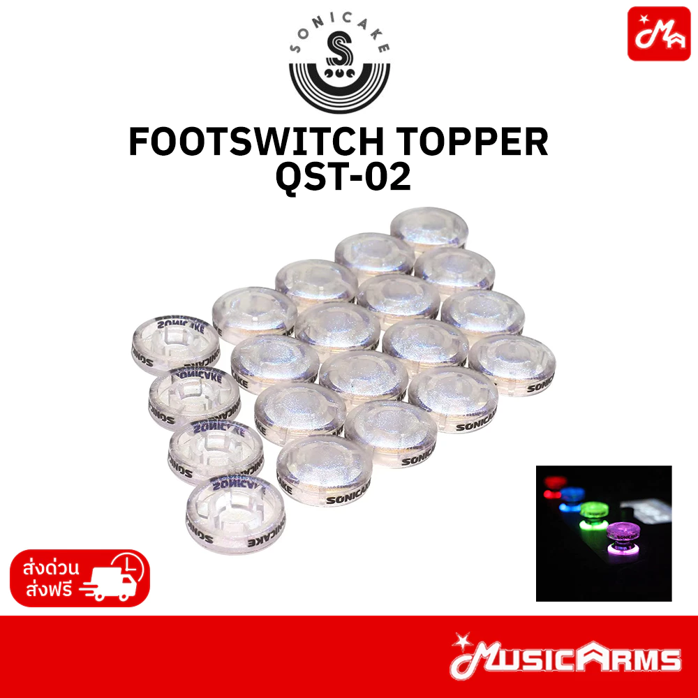 Sonicake Footswitch Topper ปุ่มฟุตสวิทซ์ QST-02 Music Arms