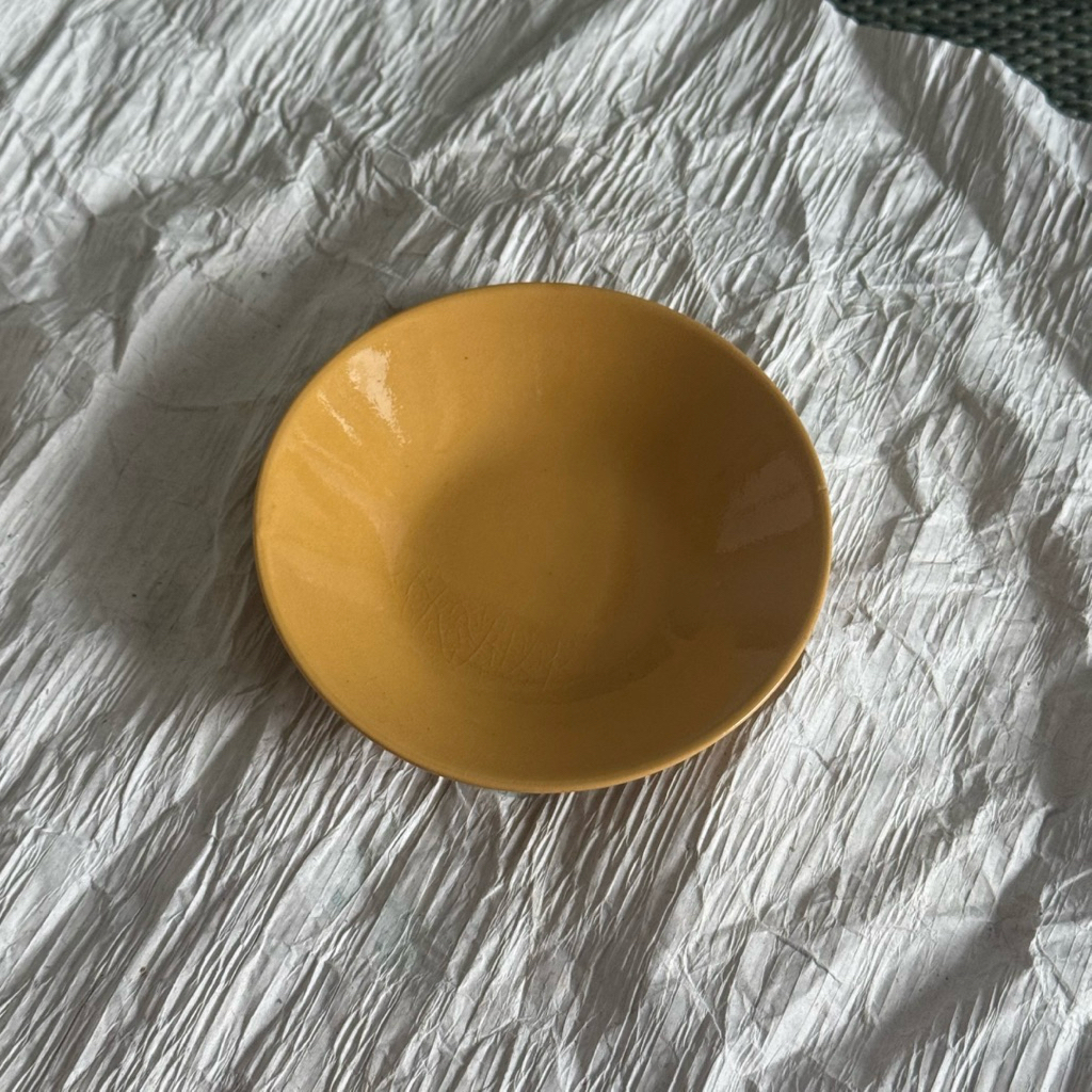 Yellow Ceramic Plate