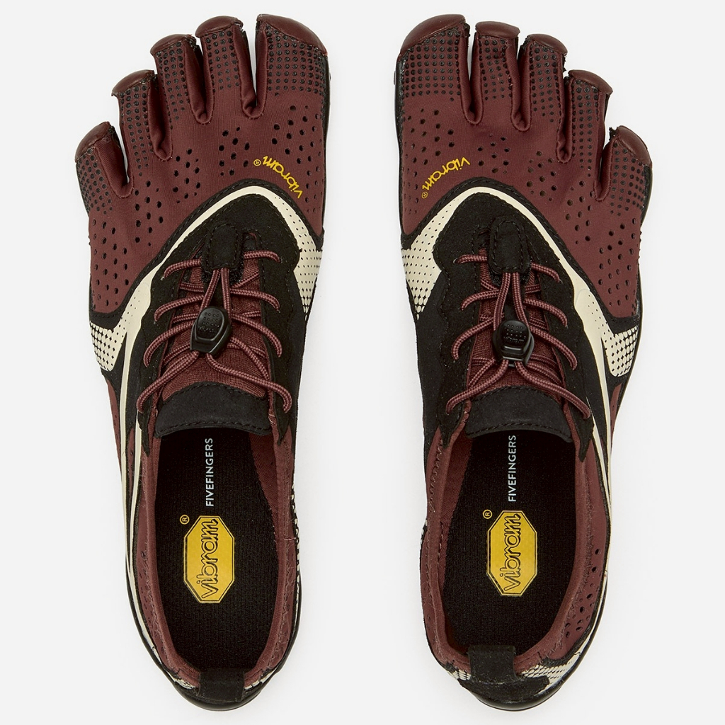 Vibram FiveFingers รุ่น V-Run รองเท้าเทรนนิ่ง ที่เหมาะสำหรับใส่วิ่งถนน เข้าฟิตเนส รุ่นผู้ชาย สี Brown/Ivory/Black — صورة 3