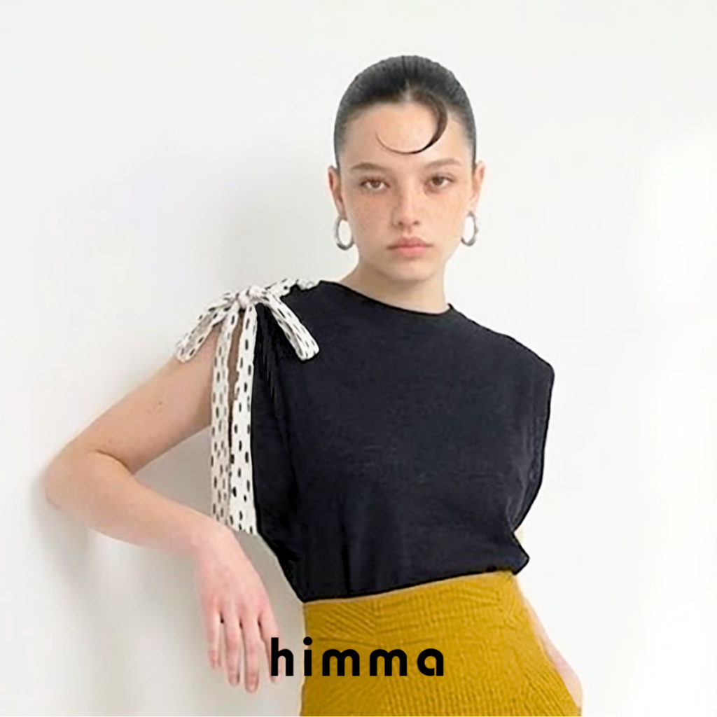 himma "Bowww" Blouse เสื้อผ้ายืดดีไซน์น่ารักมีโบว์ที่หัวไหล่ ผ้ายืดนุ่มใส่สบาย ดูโดดเด่นและใส่ง่าย