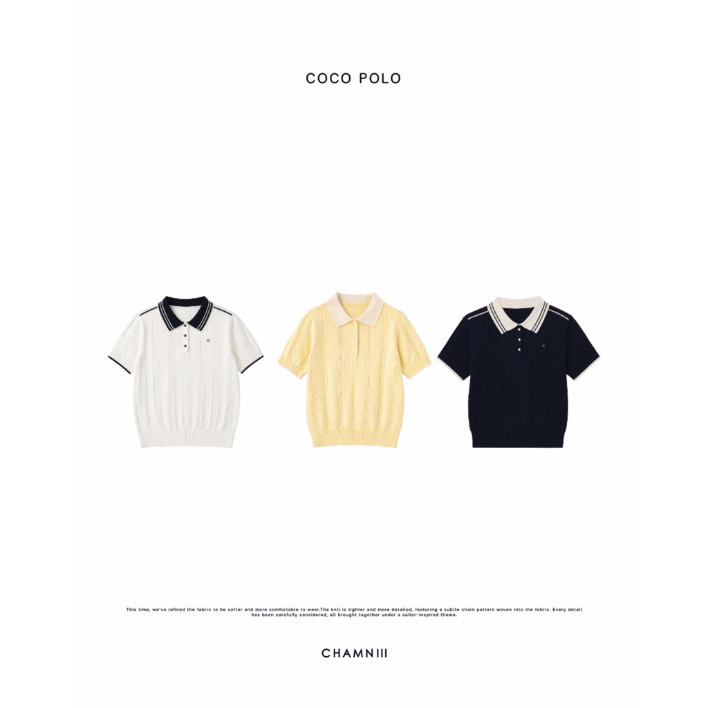 เสื้อโปโล CHAMNIII รุ่น Coco polo