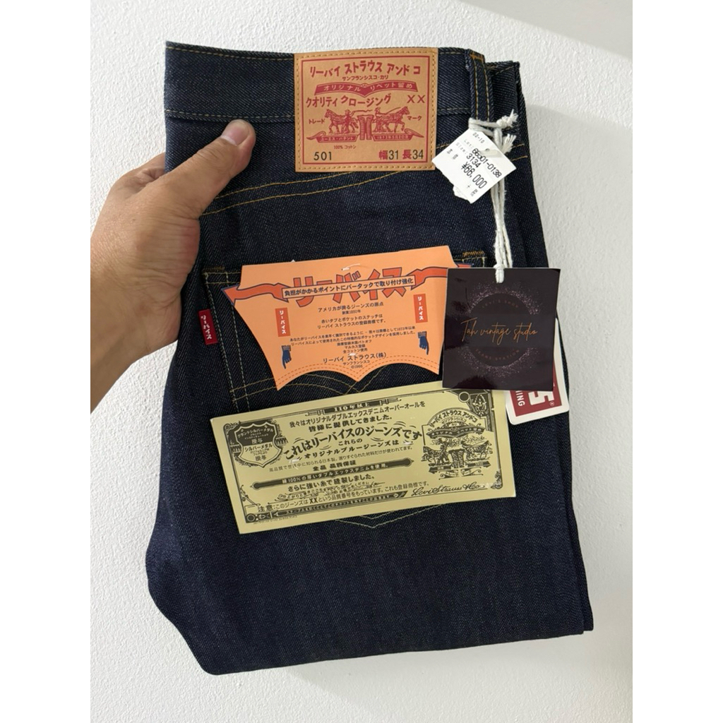 Levi’s 501 xx LVC 1966 Limited Edition Katakana Japan ”150 ตัว ทั่วโลก“ Size W31 L34 (ขนาดจริงดูตรงร