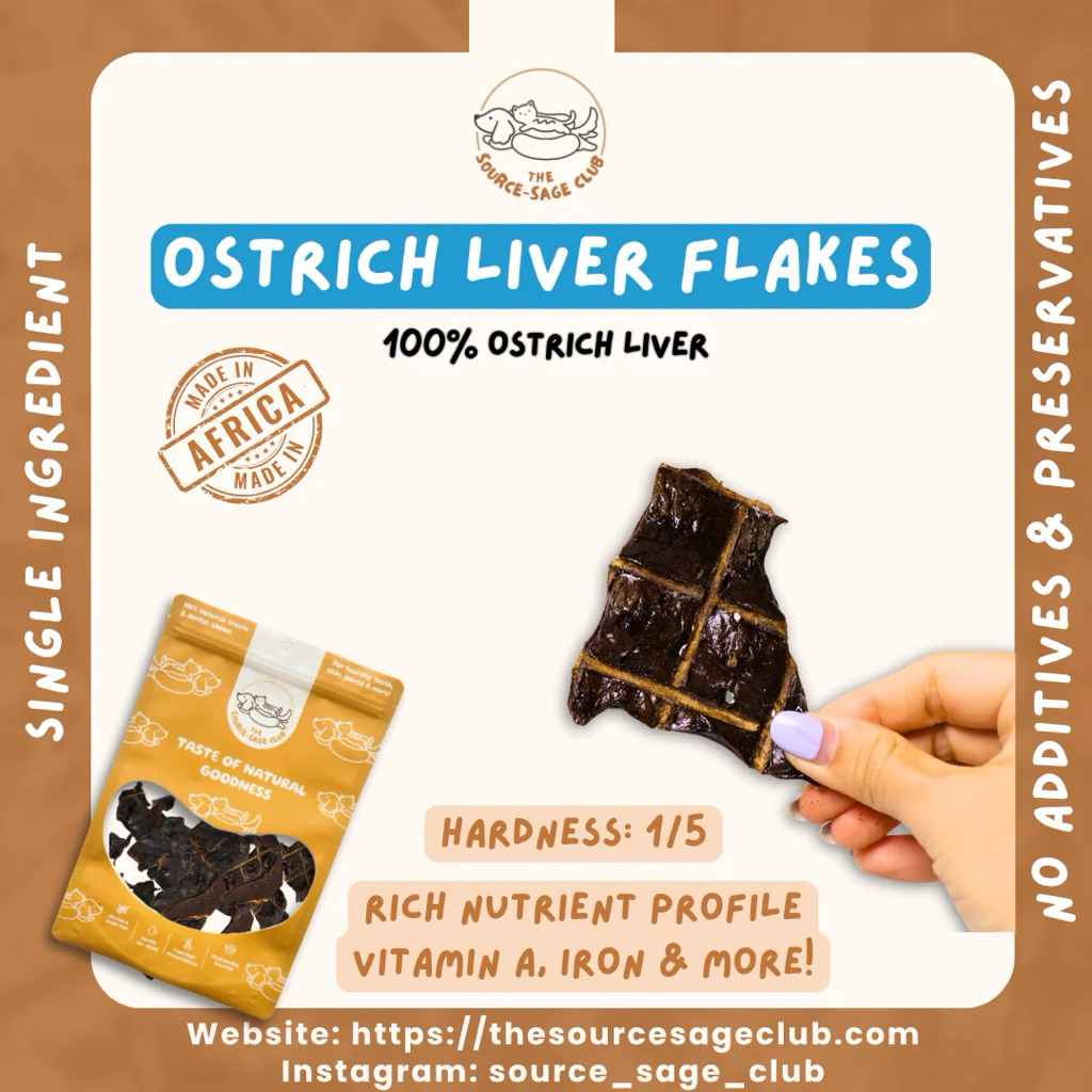 The Source Sage Club - Ostrich Liver Flakes