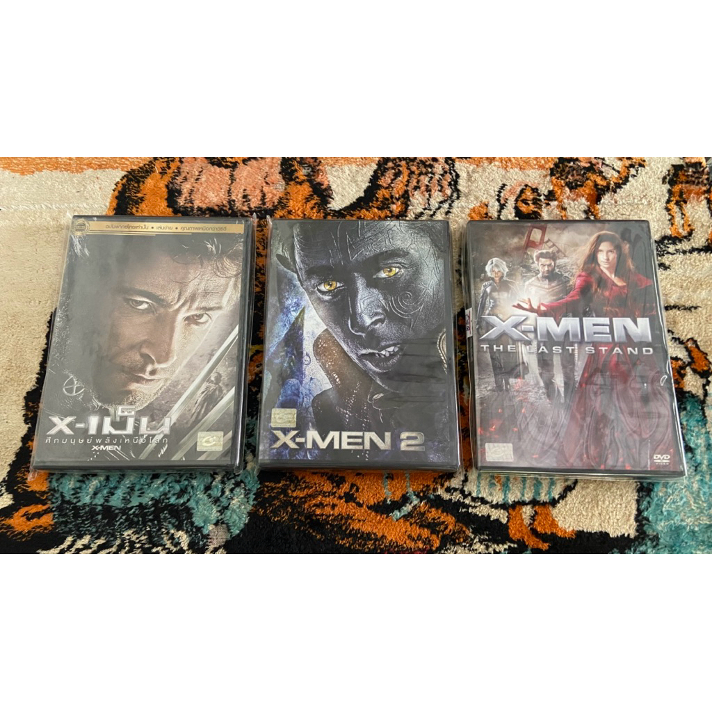 DVD หนัง X-MEN 1-3 มือ2แผ่นแท้มีเสียงไทย 089