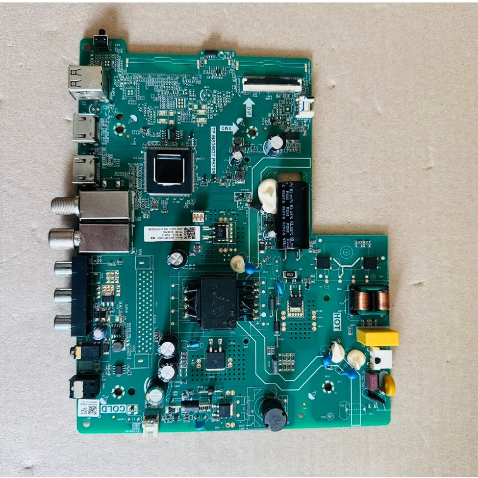#ไฮเซ่น Hisense เมนบอร์ดทีวีไฮเซ่น Mainboard TV รุ่น 40E3G, 40A3100G พาร์ท TP.MS3663T.PB709 #อะไหล่ท